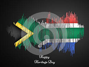 Illustration of Heritage Day Background photo