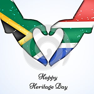 Illustration of Heritage Day Background photo
