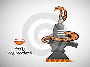 Illustration of hindu festival Naag Panchami background