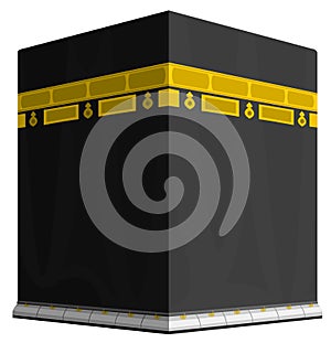 Illustration of Holy Kaaba photo