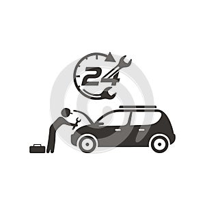 24 hours auto service