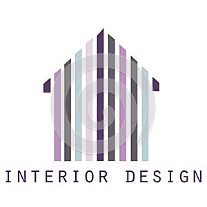 Illustration of the house, logo, vector