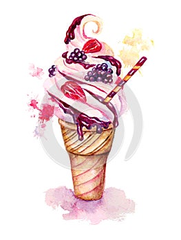 Illustrationen creme 