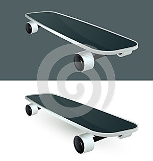 Illustration of icon skateboard