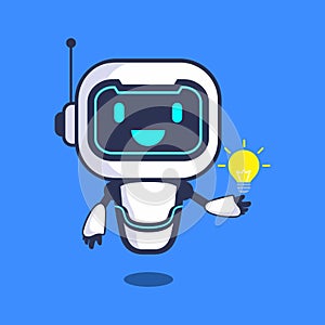 Illustration Idea Robot Character Vector Technology