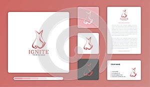 Illustration Of Ignite Logo Design