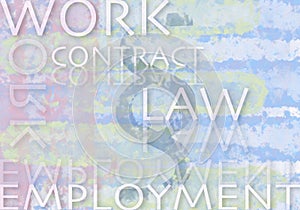 Important terms relating to work and law