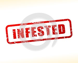 Infested text buffered