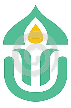 Illustration of an islamic logo template