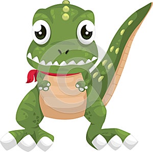 illustration isolated dinosaur vector