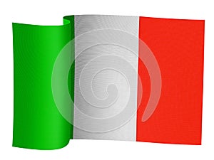 Illustration of Italian flag