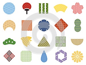 Japanese pattern set