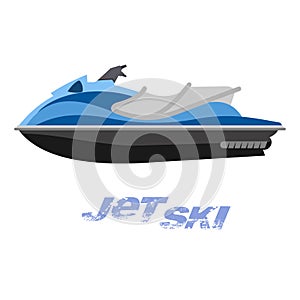 Illustration of jet ski