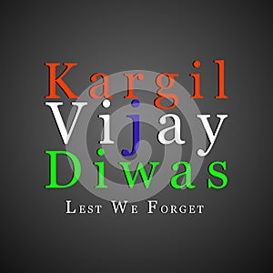 Illustration of Kargil Vijay Diwas Background