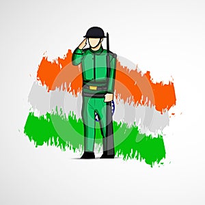 Illustration of Kargil Vijay Diwas Background