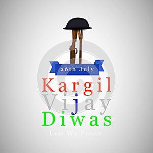 Illustration of Kargil Vijay Diwas Background