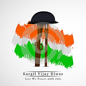 Illustration of Kargil Vijay Diwas Background