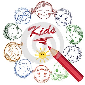 Illustration of Kids