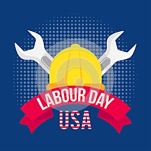 Illustration of Labor Day in the United States to Commemorate Labor Day in the United States