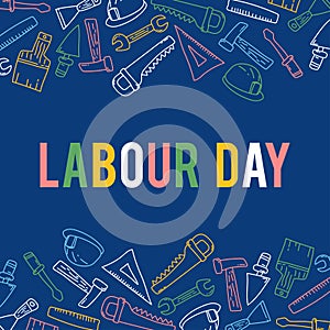 Illustration of Labor Day in the United States to Commemorate Labor Day in the United States