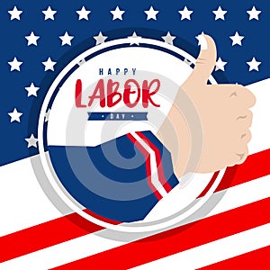 Illustration of Labor Day in the United States to Commemorate Labor Day in the United States