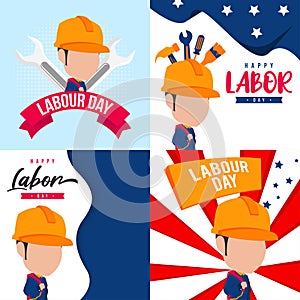 Illustration of Labor Day in the United States to Commemorate Labor Day in the United States