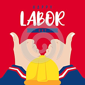 Illustration of Labor Day in the United States to Commemorate Labor Day in the United States