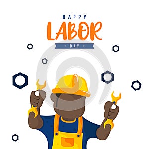 Illustration of Labor Day in the United States to Commemorate Labor Day in the United States