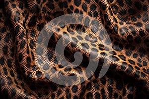 illustration of leather skin texture background. Generative AI