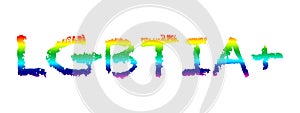 Illustration of the LGBT sign