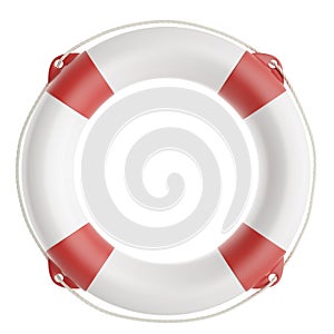 Illustration lifebuoy isolated on white background