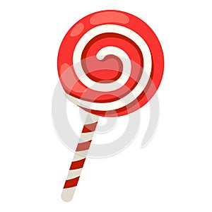 illustration of lollipop white on background