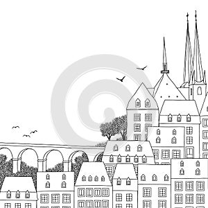 Illustration of Luxembourg City