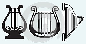 Illustration of lyre