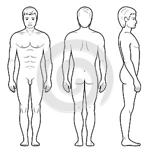 Illustration of male figure