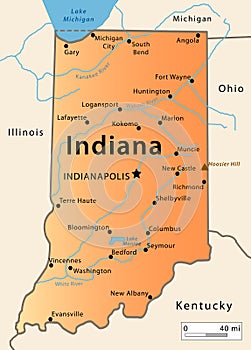 Indiana Map