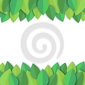 Illustration material that imagined fresh green