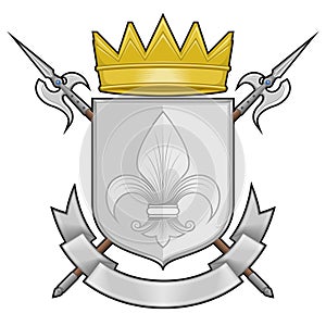 Illustration Medieval Coat of Arms