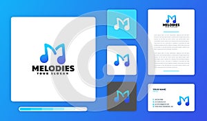 Illustration Of Melodies Logo Design