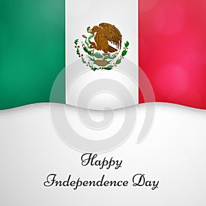 Illustration of Mexico Independence Day Background