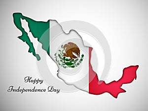 Illustration of Mexico Independence Day Background