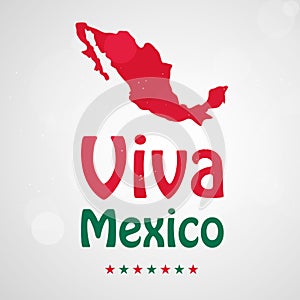 Illustration of Mexico Independence Day Background