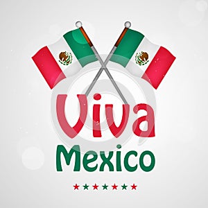 Illustration of Mexico Independence Day Background