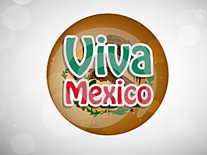 Illustration of Mexico Independence Day Background