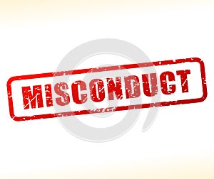Misconduct text buffered photo
