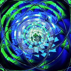 Illustration of Modern Abstract Background