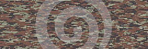Digital camouflage multi scale pattern
