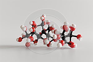 illustration of molecule model Abstract molecule model. Scientific research in molecular chemistry Molecule background