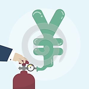 Illustration of money currency concept