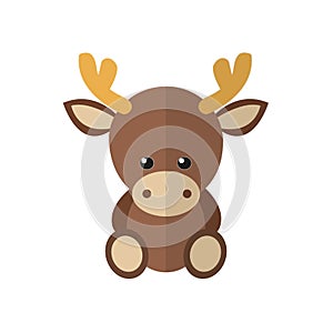 Illustration of a moose